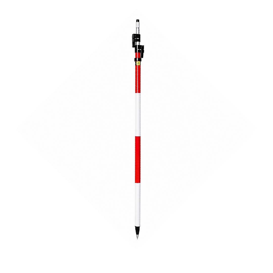 Prism Pole / Stik Jalon Alumunium 2.15m untuk Total Station & Prisma